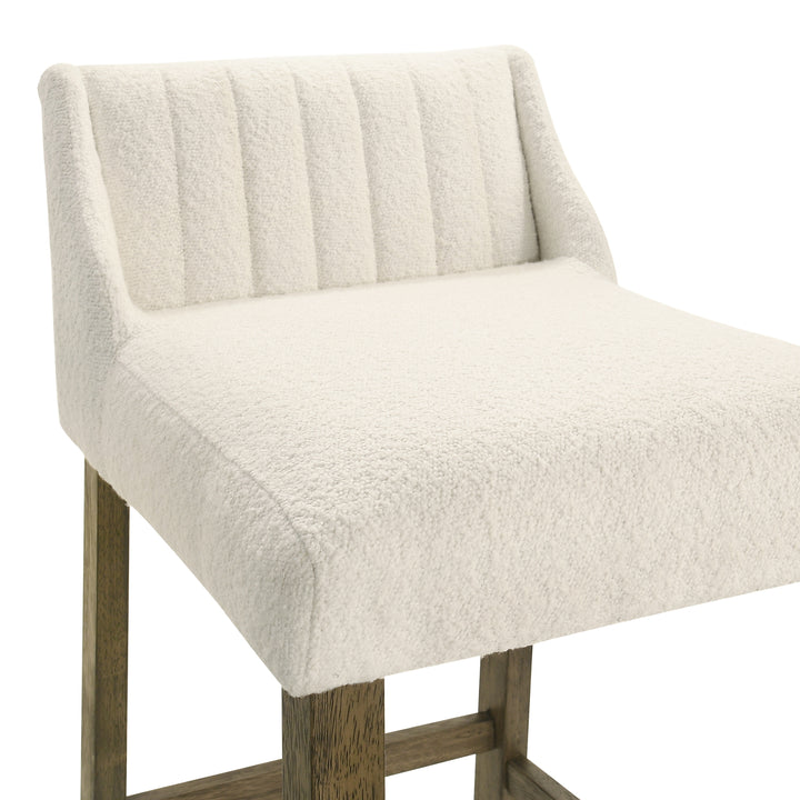 22.5"W x 17.25"D x 37"H / White/Putty Brown