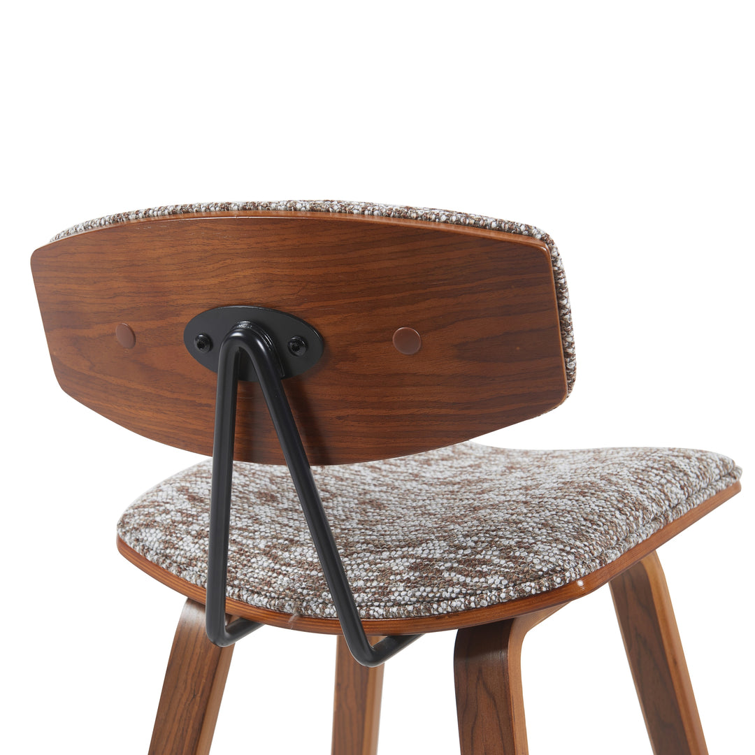 16"W x 19"D x 36"H / Speckled Brown/Walnut