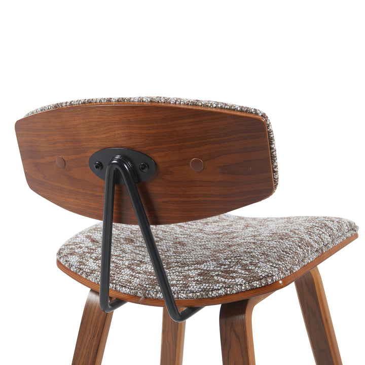 16"W x 19"D x 36"H / Speckled Brown/Walnut