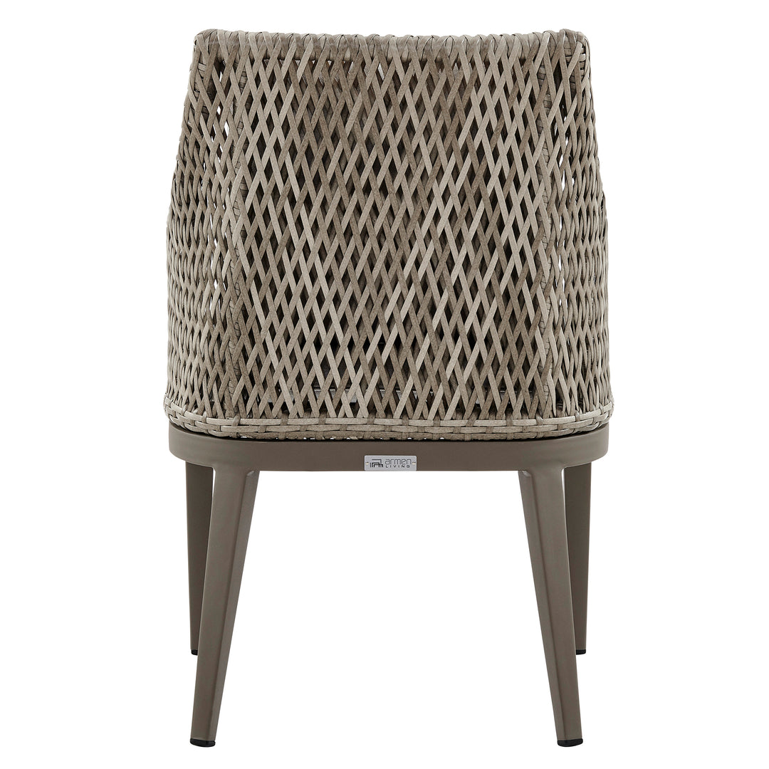 American Home Furniture Armen Living Grenada Outdoor Dining Chair Set of 2