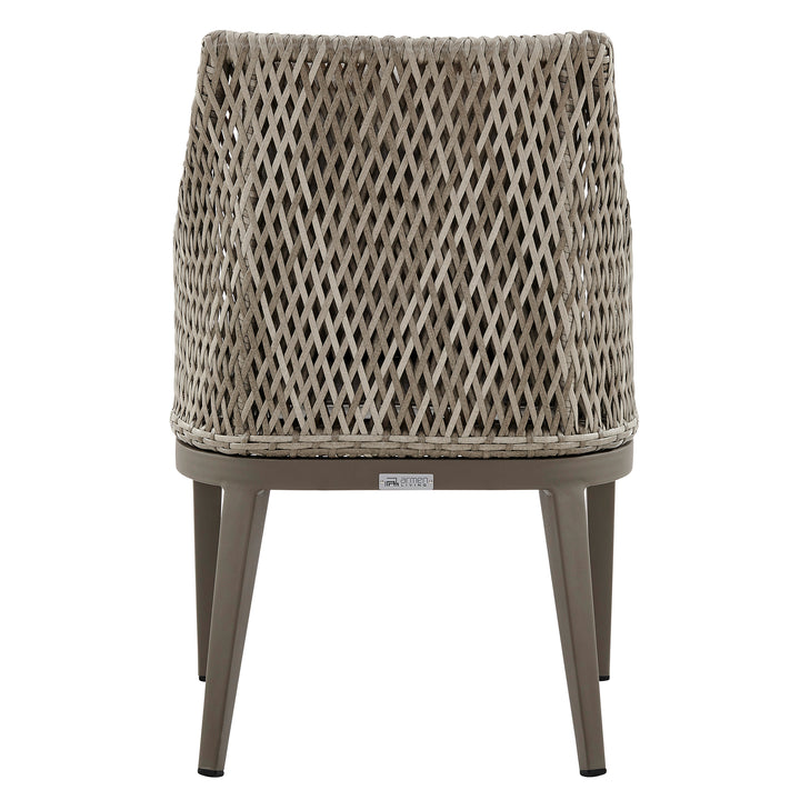 American Home Furniture Armen Living Grenada Outdoor Dining Chair Set of 2