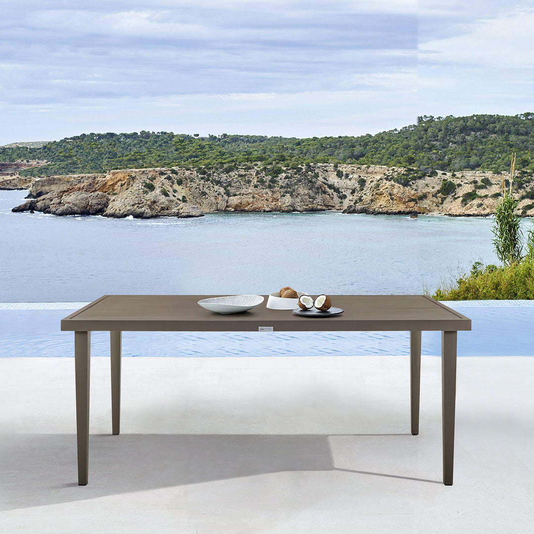 American Home Furniture Armen Living Grenada Outdoor Dining Table