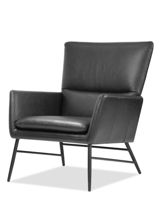 Vintage Black  Leather