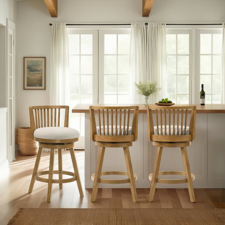 17.25"W x 19"D x 38.75"H / Ivory/Amber Glow