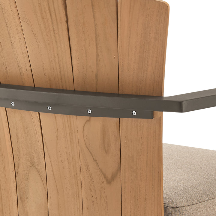 23.5"W x 25"D x 44"H / Brown/Brown