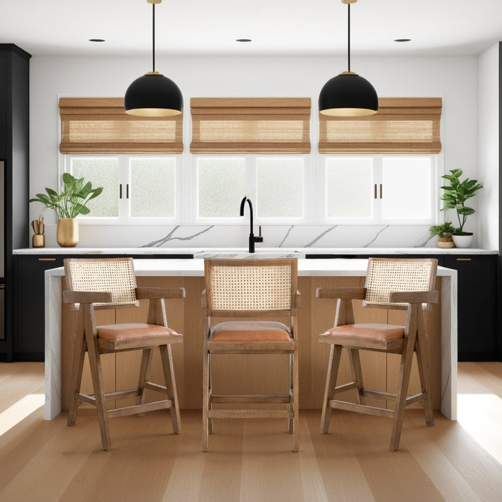 American Home Furniture Armen Living Harley 26" Counter Stool Set of 2