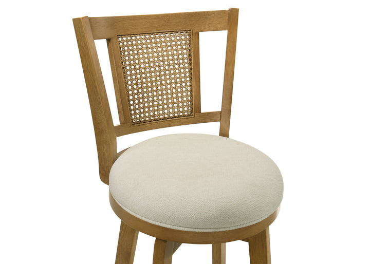 18.75"W x 21"D x 38.375"H / Ivory/Amber Glow