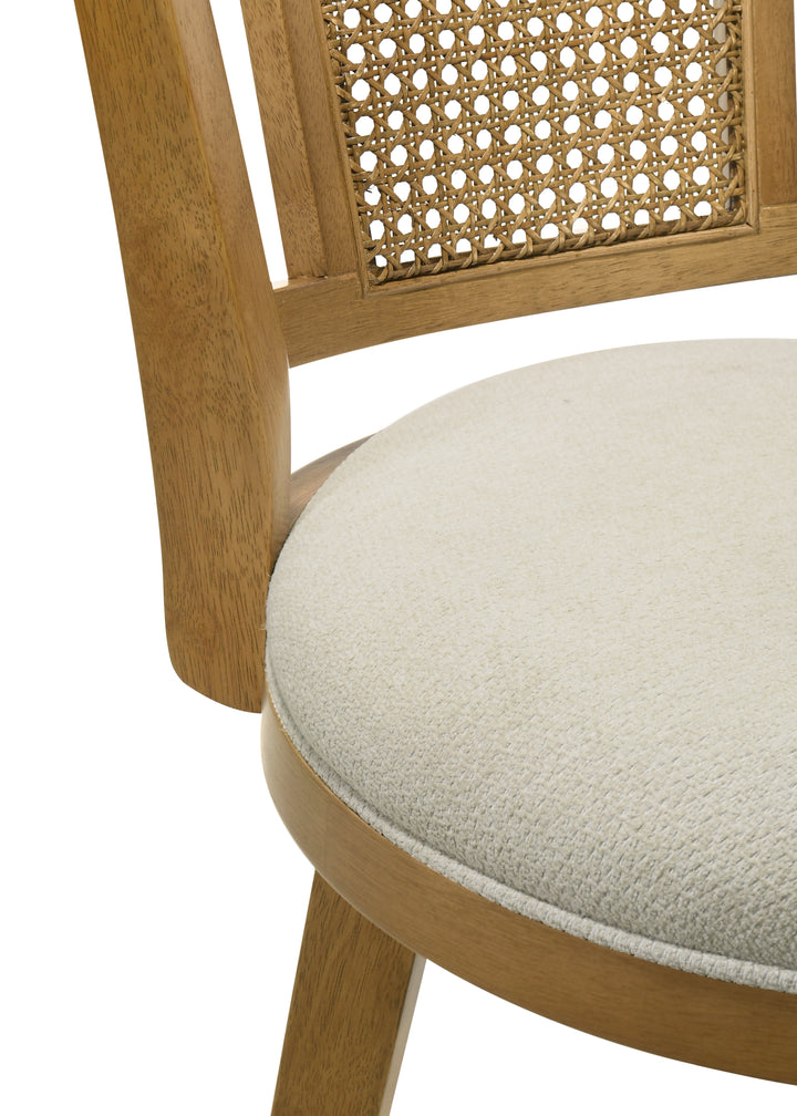 18.75"W x 21"D x 43.375"H / Ivory/Amber Glow