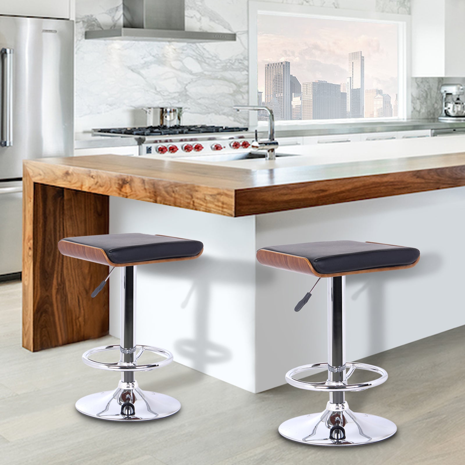 American Home Furniture Armen Living Java Barstool Set of 2
