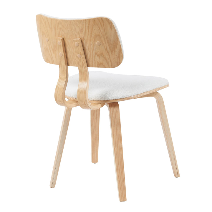 18"W x 20"D x 29"H / White/Oak