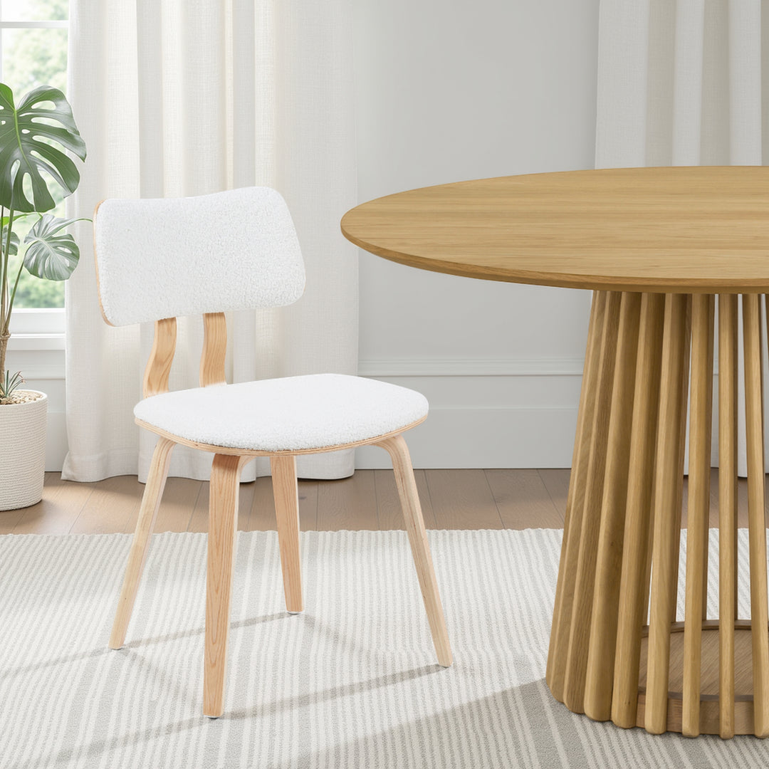 18"W x 20"D x 29"H / White/Oak