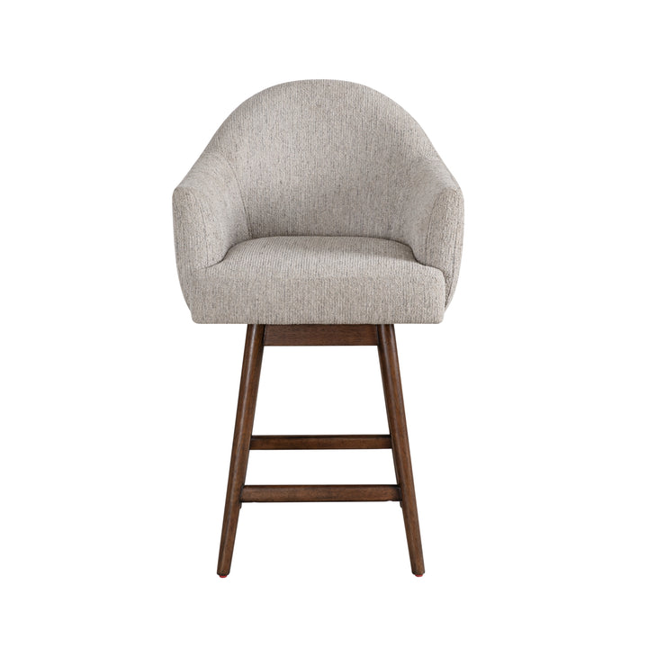 22.75"W x 23"D x 39.75"H / Beige/Brown Oak