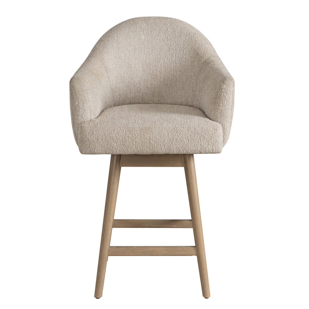 22.75"W x 23"D x 39.75"H / Beige/Washed Wood