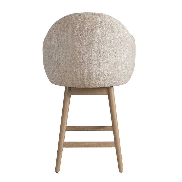 22.75"W x 23"D x 39.75"H / Beige/Washed Wood