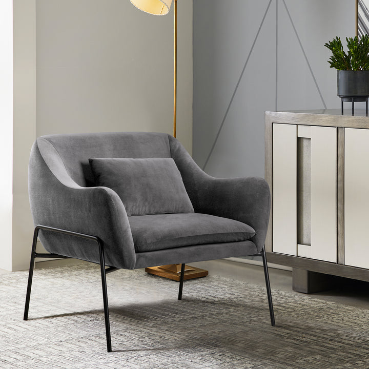 32.9"W x 31.5"D x 31.5"H / Gray/Natural Color