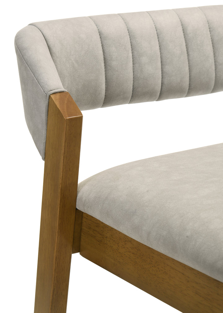 20.5"W x 21.63"D x 32.5"H / Gray/Amber Glow