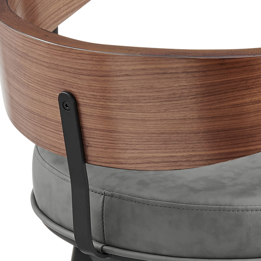 20.5"W x 20.5"D x 34"H / Vintage Gray/Matte Black