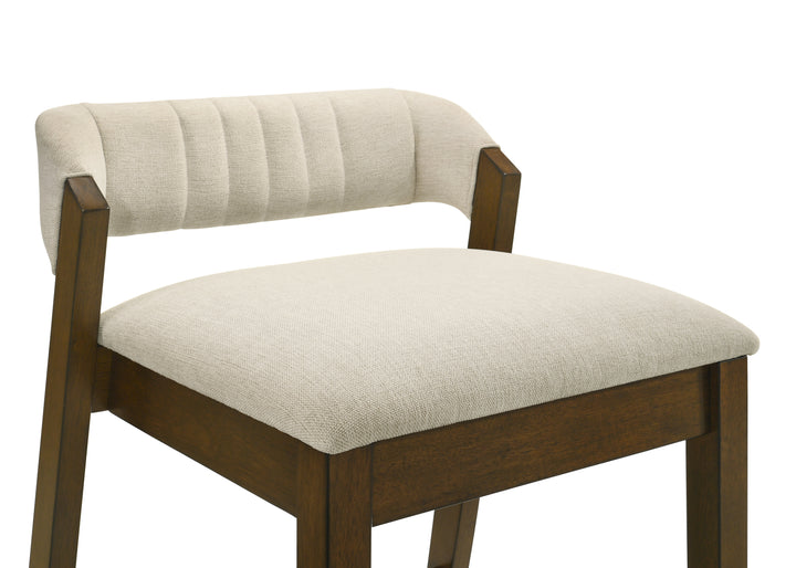 20.5"W x 21.63"D x 36.25"H / Ecru/Sepia Brown