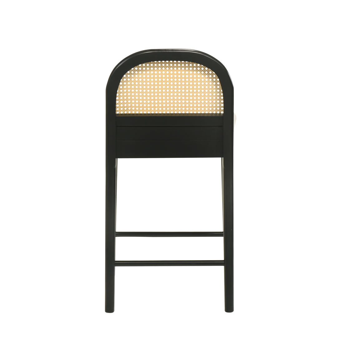 21.5"W x 18"D x 35"H / White/Black
