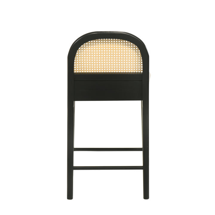 21.5"W x 18"D x 35"H / White/Black
