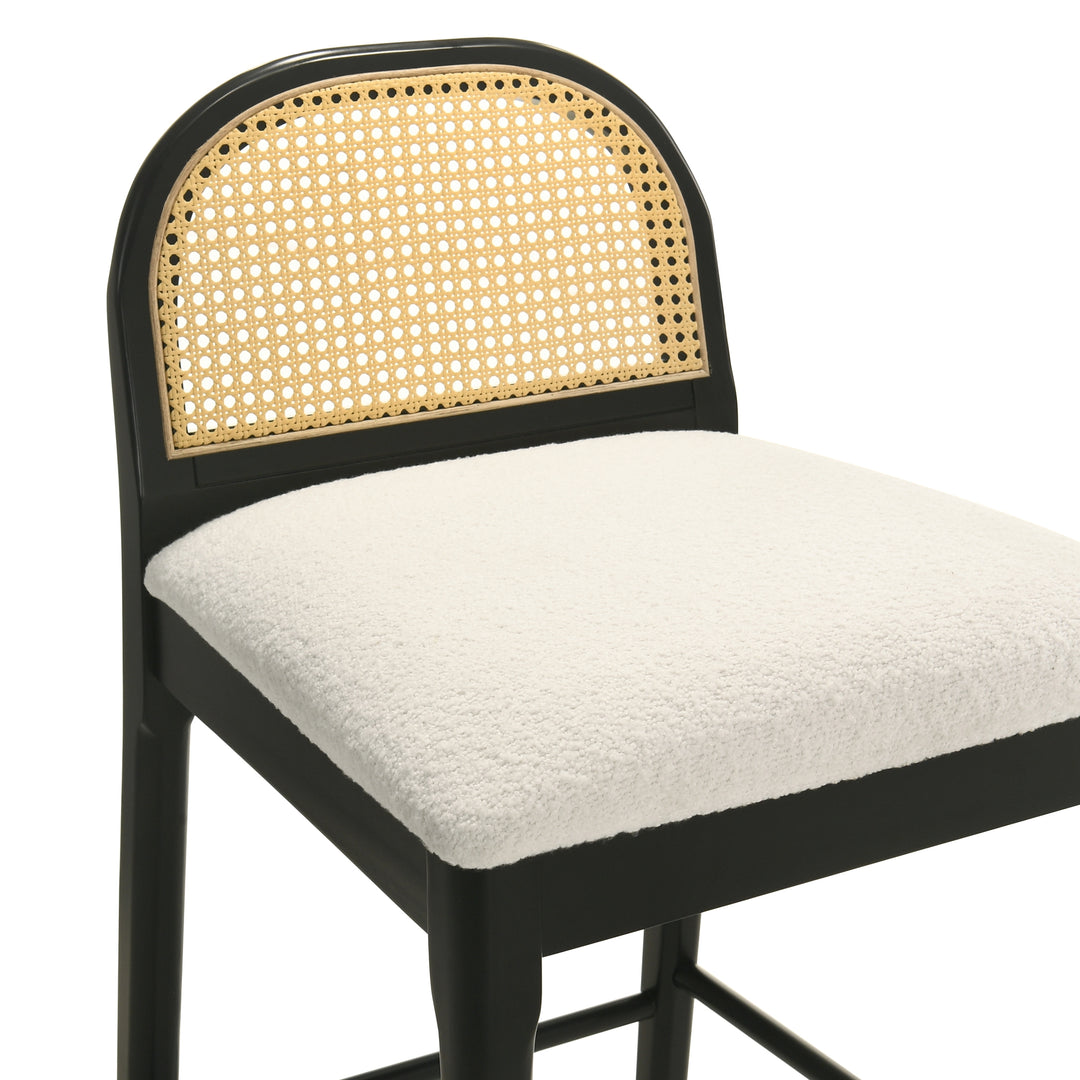 21.5"W x 18"D x 35"H / White/Black
