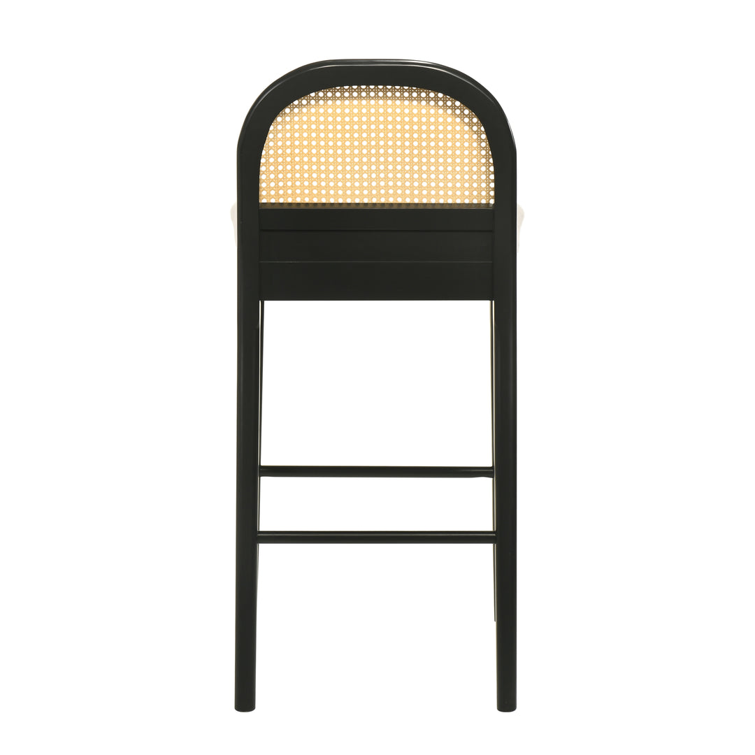 21.5"W x 18"D x 38.75"H / White/Black
