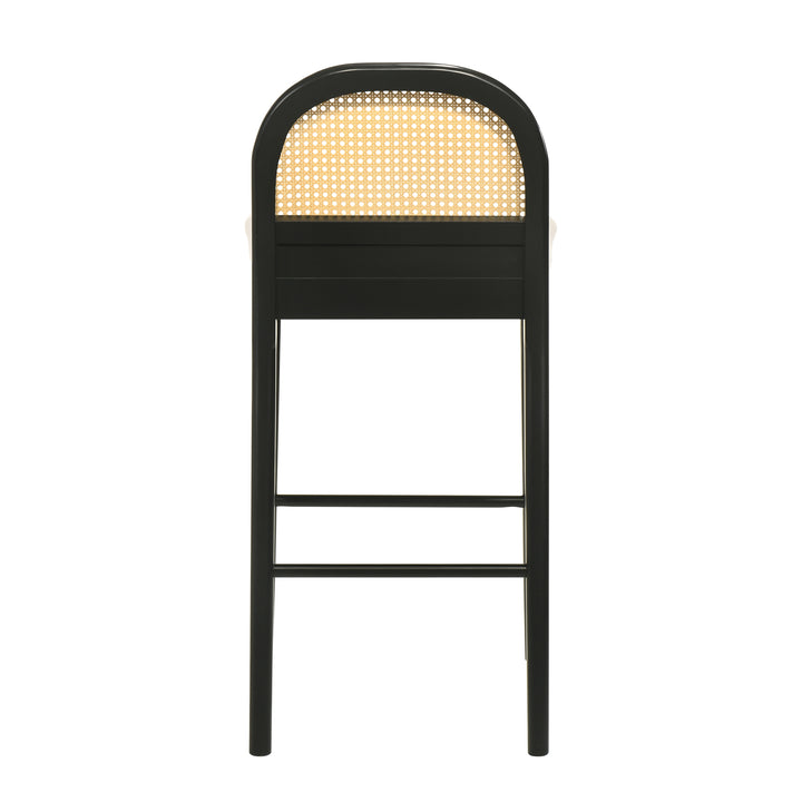 21.5"W x 18"D x 38.75"H / White/Black
