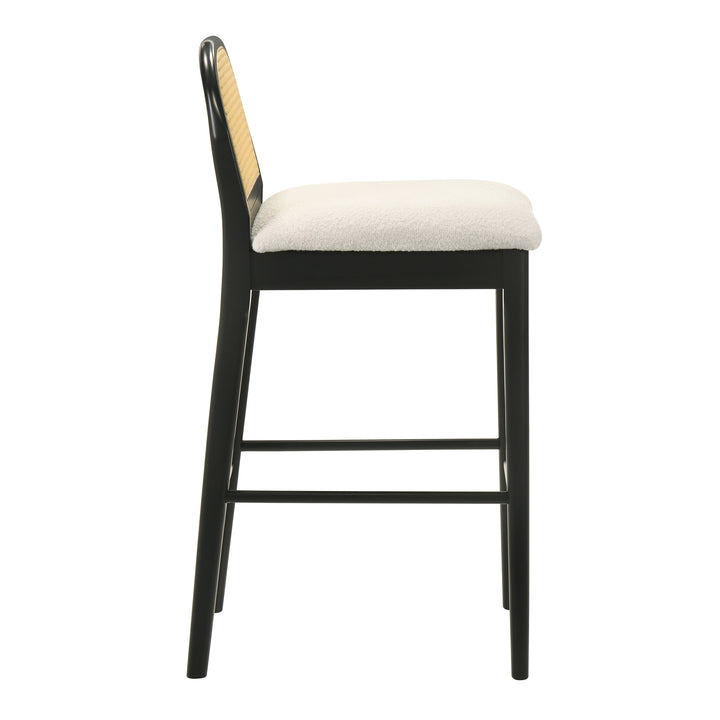 21.5"W x 18"D x 38.75"H / White/Black
