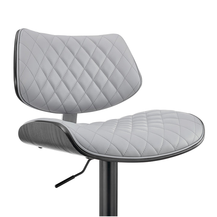 19"W x 20"D x 37-45"H / Gray/Black