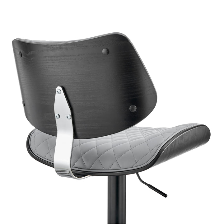 19"W x 20"D x 37-45"H / Gray/Black