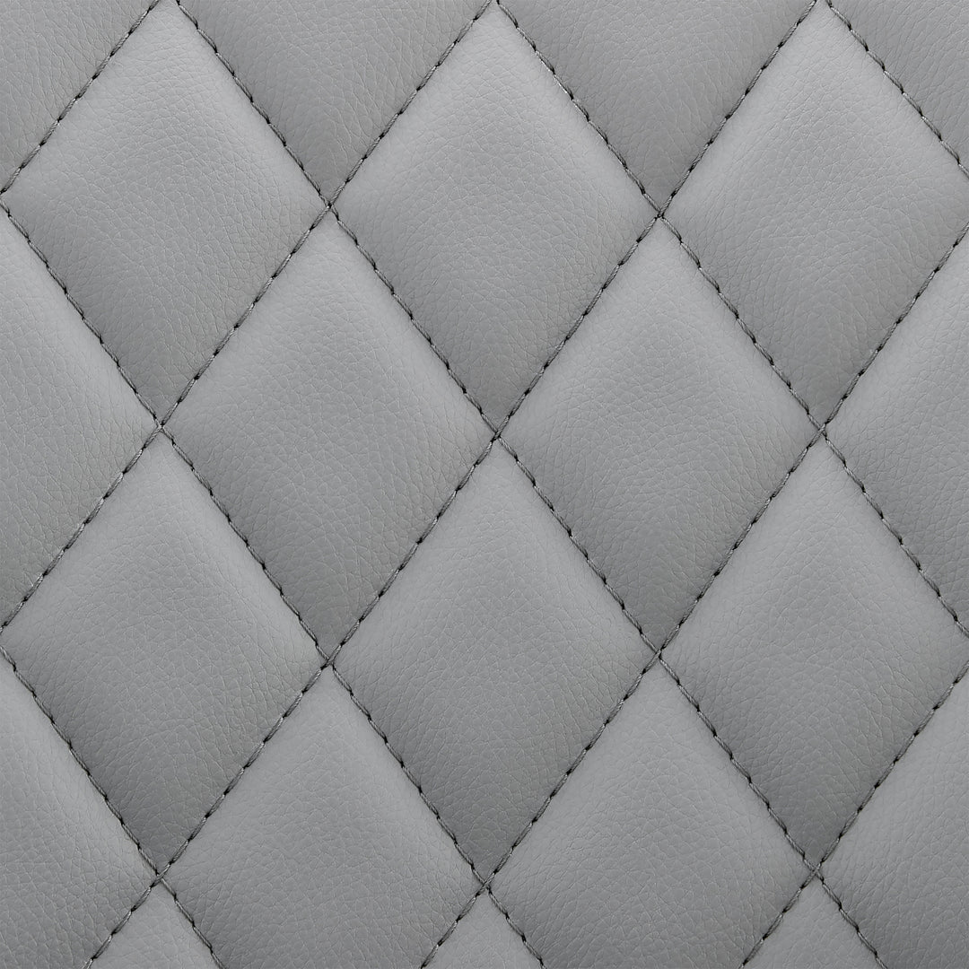 19"W x 20"D x 37-45"H / Gray/Walnut