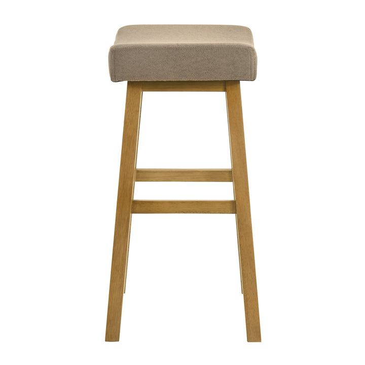 14.75"W x 18"D x 31.5"H / Taupe/Amber Glow