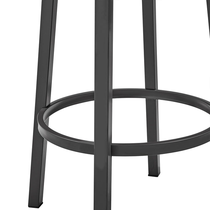 21.5"W x 19"D x 34.5"H / Chocolate/Silver