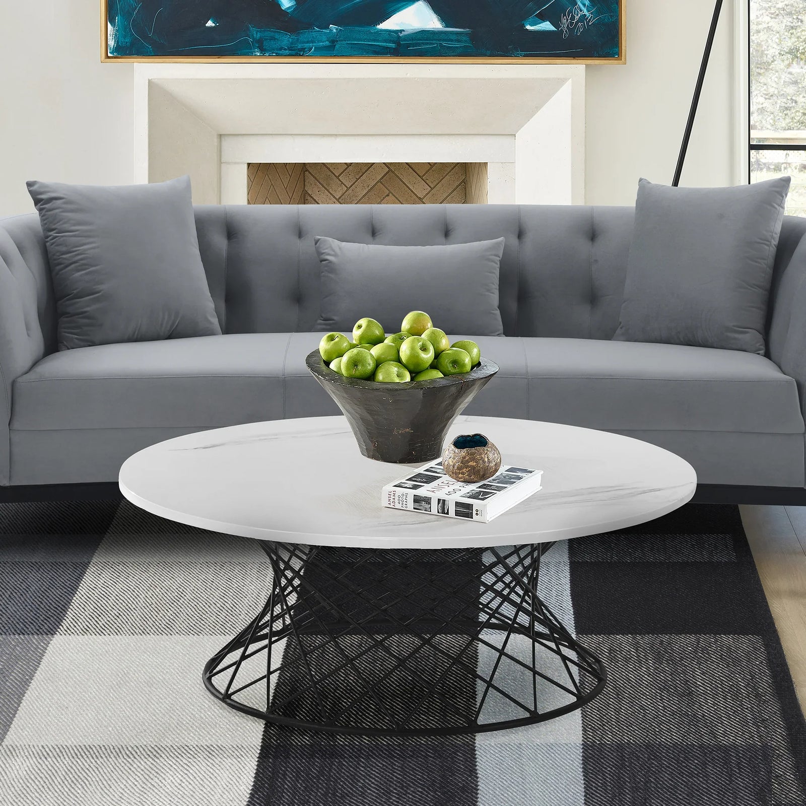 American Home Furniture Armen Living Loxley Coffee Table