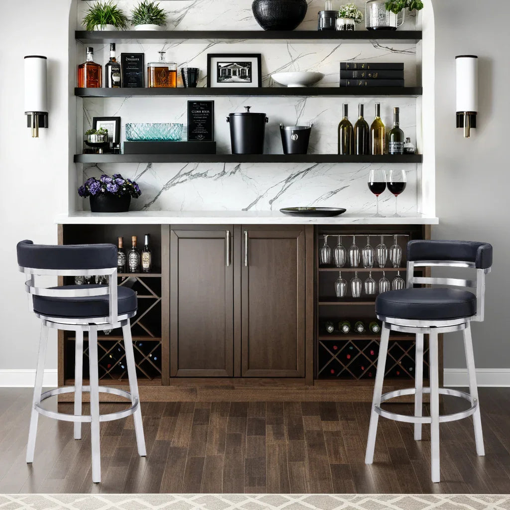 Black-Brushed Stainless Steel