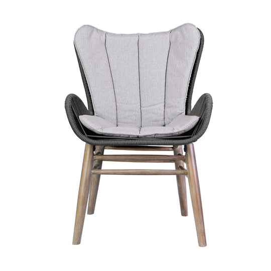 American Home Furniture Armen Living Mateo Outdoor Dining Chair Set of 2