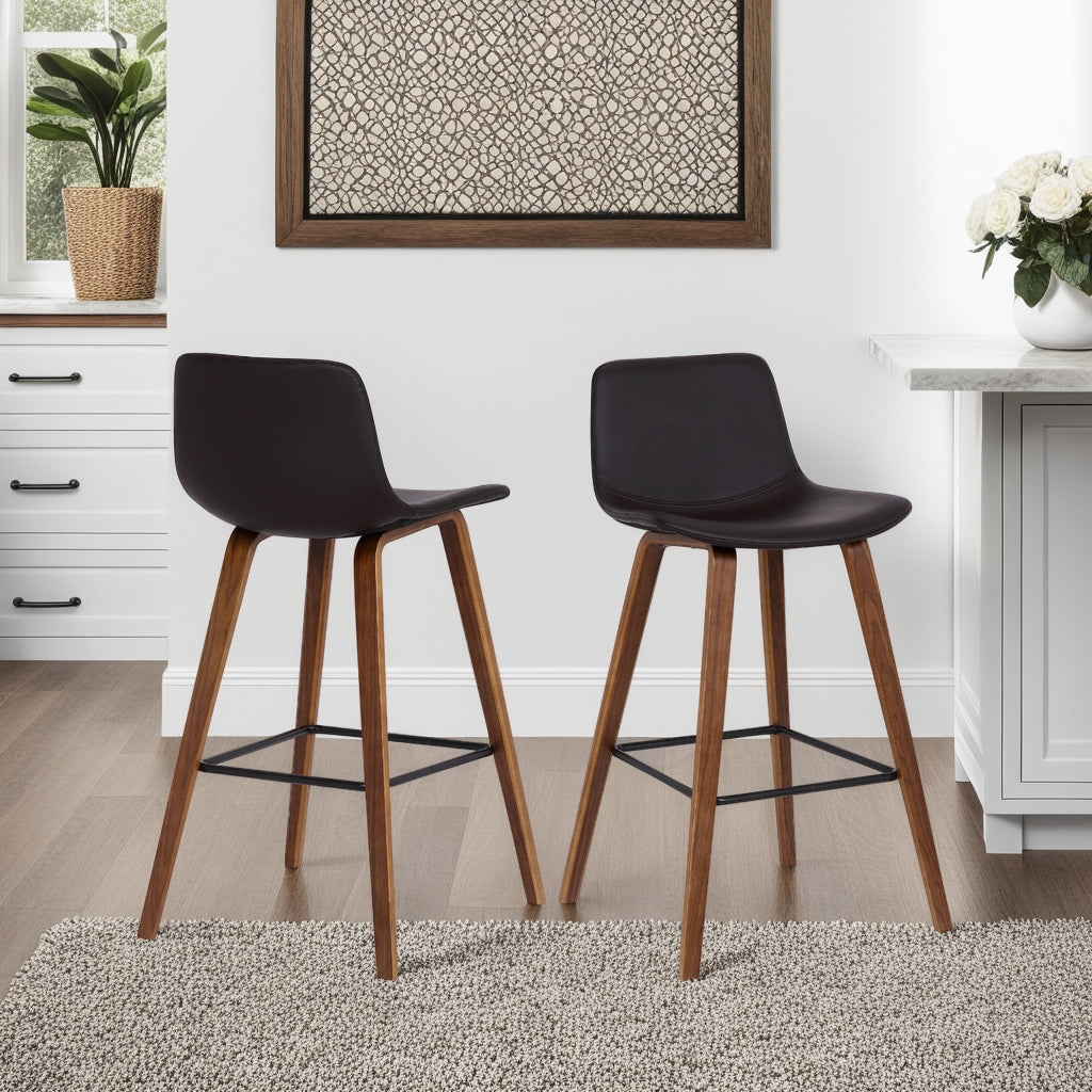 American Home Furniture Armen Living Maddie 26" Barstool Set of 2
