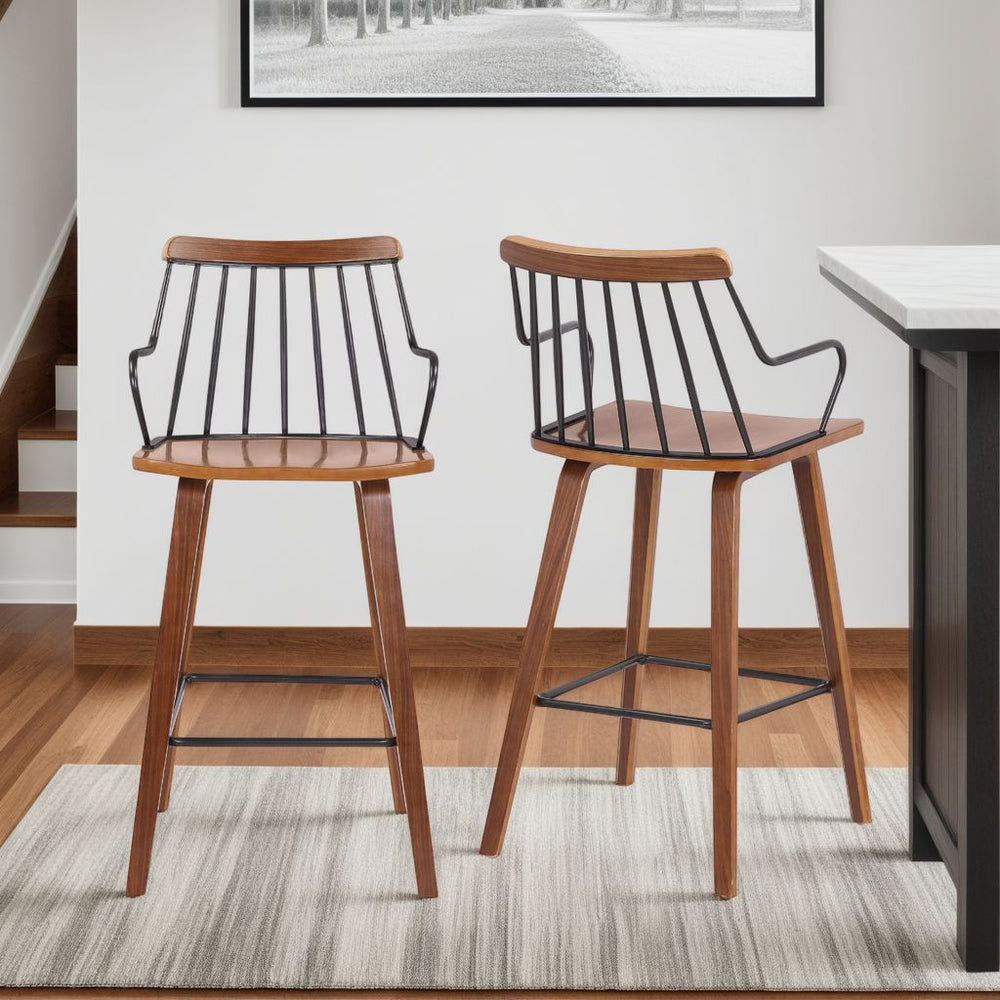 American Home Furniture Armen Living Micah 26" Counter Stool Set of 2