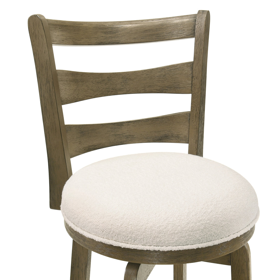 19.5"W x 17.75"D x 39"H / White/Putty Brown