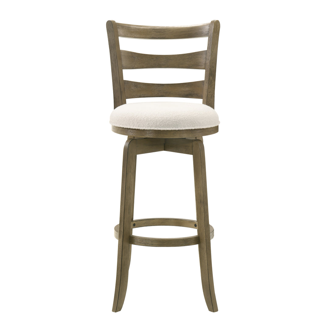 19.5"W x 17.75"D x 40.5"H / White/Putty Brown