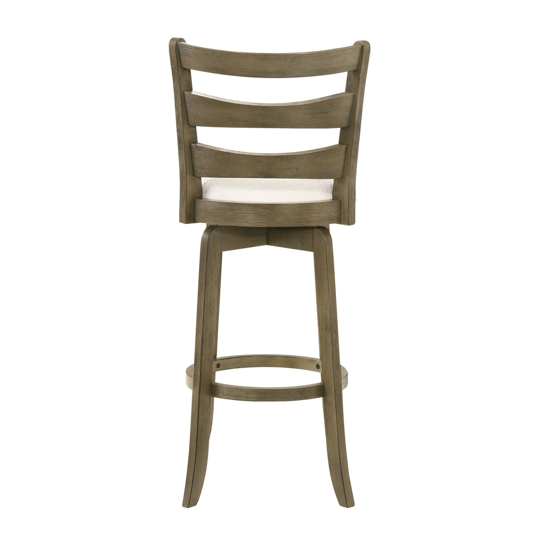 19.5"W x 17.75"D x 40.5"H / White/Putty Brown