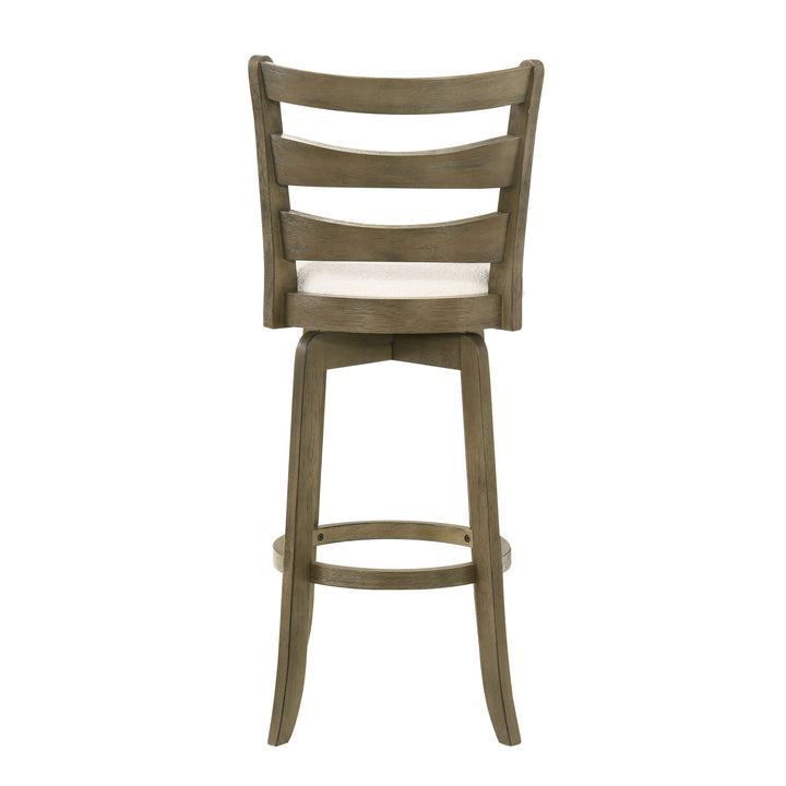 19.5"W x 17.75"D x 40.5"H / White/Putty Brown