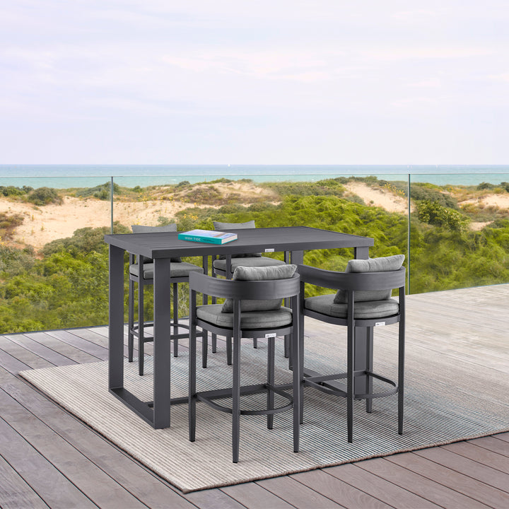 American Home Furniture Armen Living Menorca Outdoor Counter Stool Set of 2
