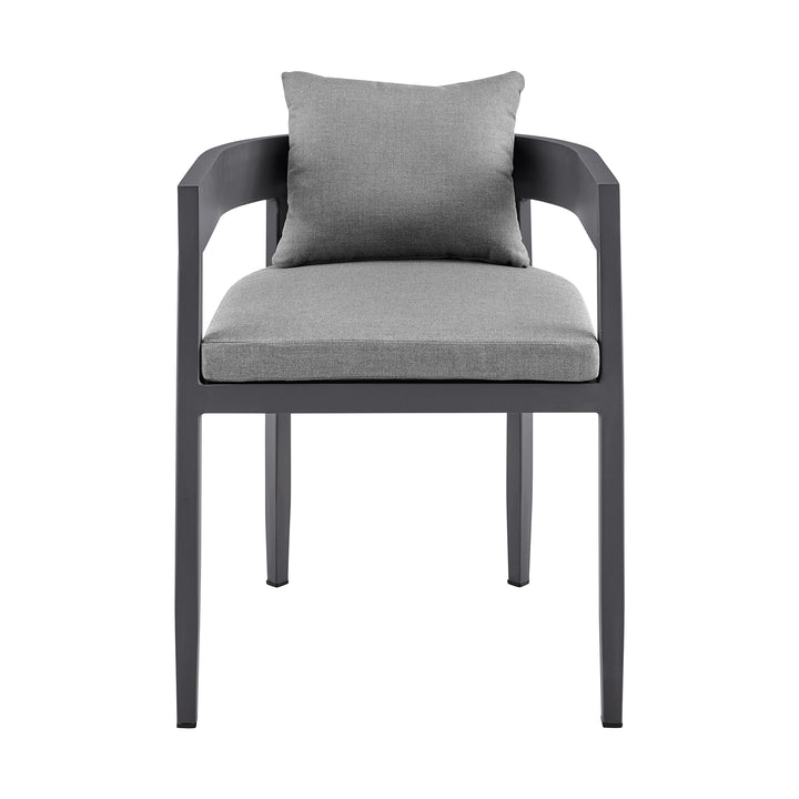 American Home Furniture Armen Living Menorca Outdoor Dining Chair Set of 2