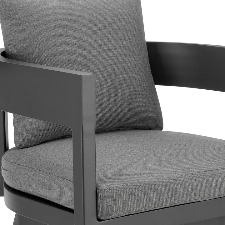 American Home Furniture Armen Living Menorca Outdoor Swivel Counter Stool Set of 2