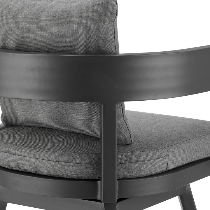 American Home Furniture Armen Living Menorca Outdoor Swivel Counter Stool Set of 2