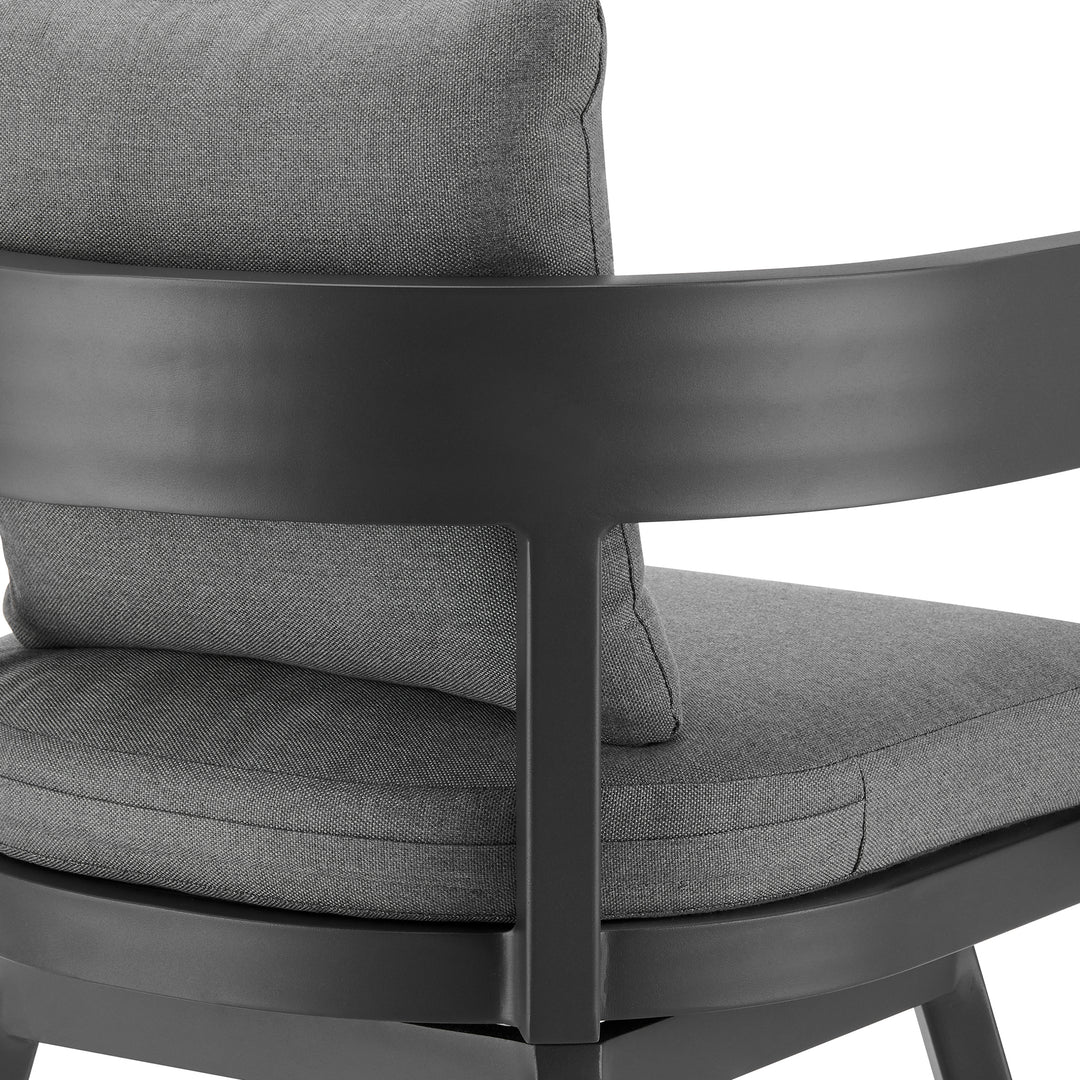 American Home Furniture Armen Living Menorca Outdoor Swivel Barstool Set of 2