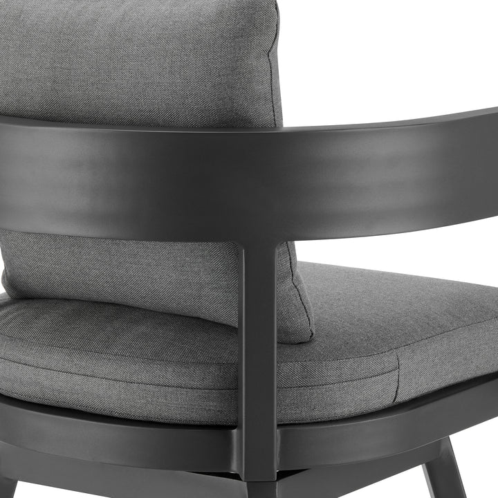 American Home Furniture Armen Living Menorca Outdoor Swivel Barstool Set of 2