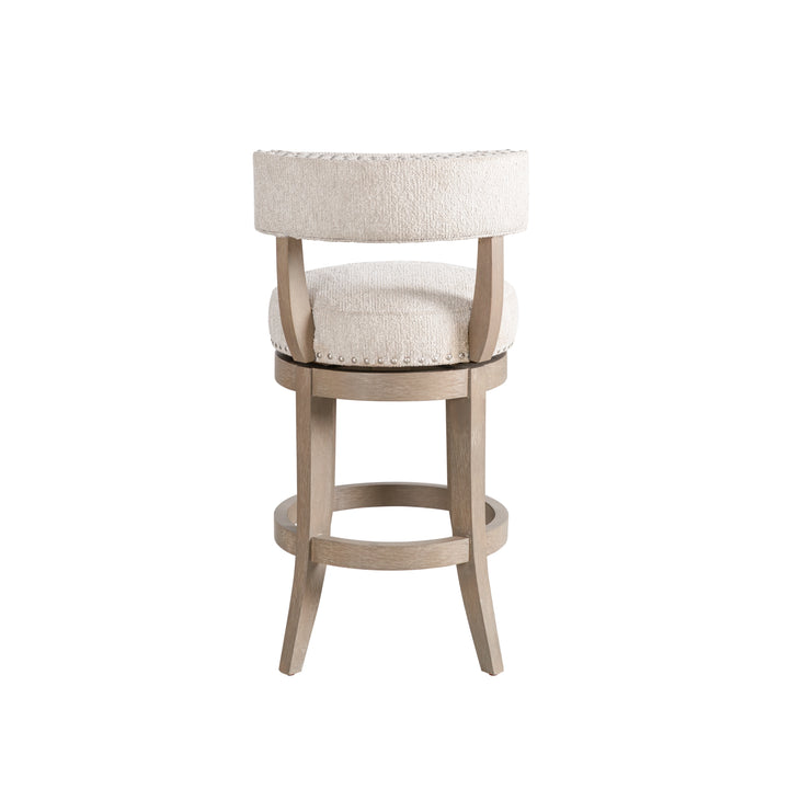 19"W x 21"D x 34.75"H / Beige/Washed Wood