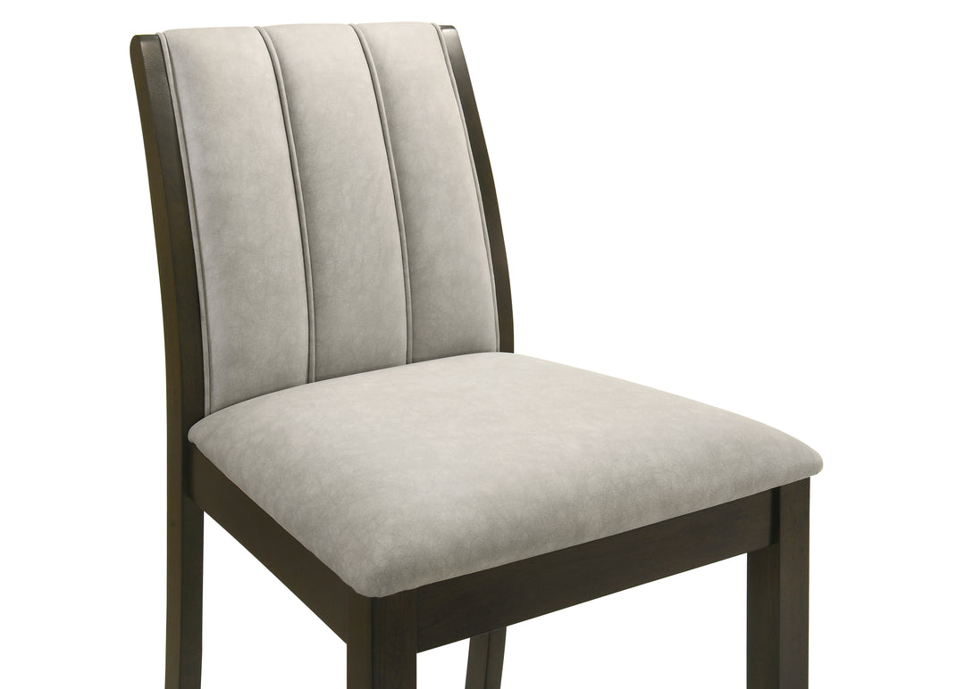 19.4"W x 24"D x 40"H / Gray/Dark Roast